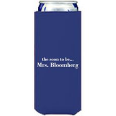 Soon to be Mrs Collapsible Slim Koozies