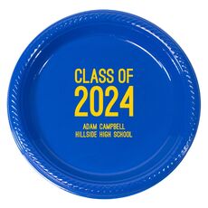 Proud Class of Graduation Plastic Plates