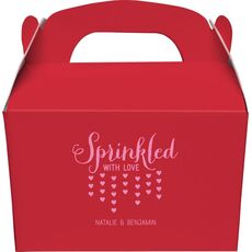 Sprinkled with Love Gable Favor Boxes