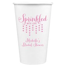 Sprinkled with Love Paper Coffee Cups