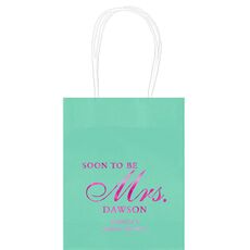 Elegant Soon to be Mrs. Mini Twisted Handled Bags