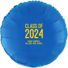Proud Class of Graduation Mylar Balloons