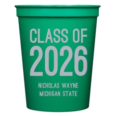 Proud Class of Graduation Stadium Cups