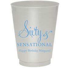 Sixty & Sensational Colored Shatterproof Cups