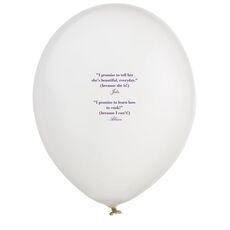 Your Personalized Text Latex Balloons