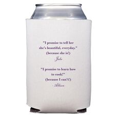 Your Personalized Text Collapsible Koozies