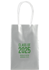 Proud Class of Graduation Medium Twisted Handled Bags