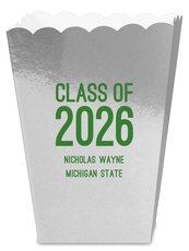 Proud Class of Graduation Mini Popcorn Boxes