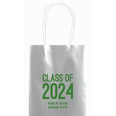 Proud Class of Graduation Mini Twisted Handled Bags