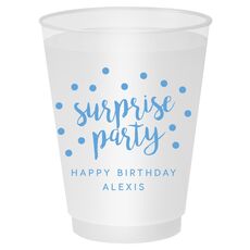 Surprise Party Confetti Dot Shatterproof Cups