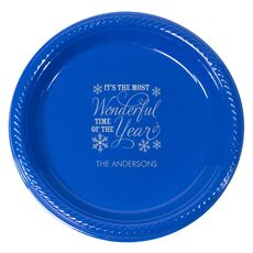 Wonderful Time of the Year Plastic Plates