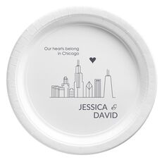 We Love Chicago Paper Plates