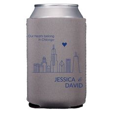 We Love Chicago Collapsible Koozies