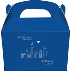 We Love Chicago Gable Favor Boxes
