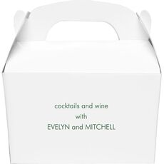 Your Personalized Gable Favor Boxes