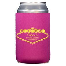 Welcome Marquee Collapsible Koozies