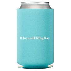 Create Your Hashtag Collapsible Koozies