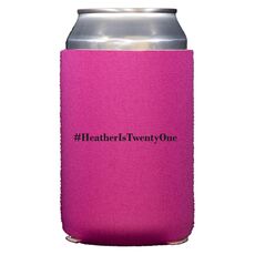 Create Your Hashtag Collapsible Huggers