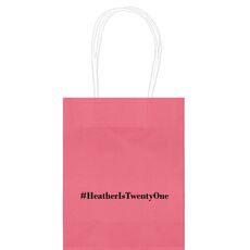 Create Your Hashtag Mini Twisted Handled Bags