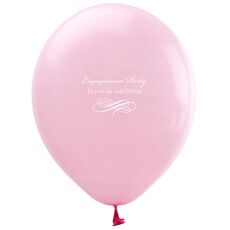 Scrolled Coronation Latex Balloons