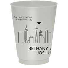 We Love New York City Colored Shatterproof Cups