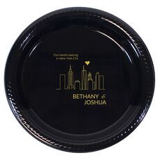 We Love New York City Plastic Plates