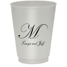Presidential Initial Colored Shatterproof Cups