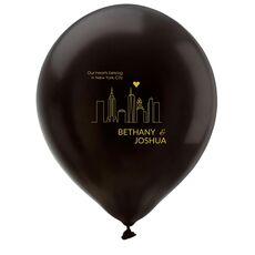 We Love New York City Latex Balloons