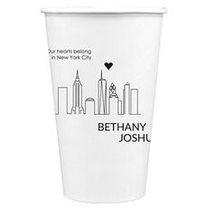 We Love New York City Paper Coffee Cups