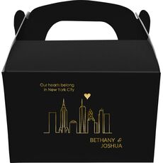 We Love New York City Gable Favor Boxes