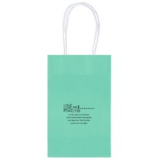 Just the Love Facts Medium Twisted Handled Bags