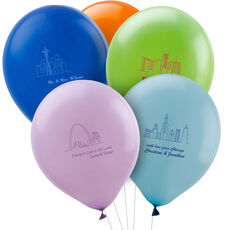 Design Your Own Skyline Latex Balloons
