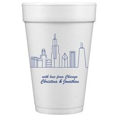 Design Your Own Skyline Styrofoam Cups
