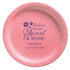 Sweet Blessings Paper Plates