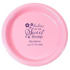 Sweet Blessings Plastic Plates