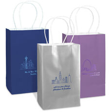 Design Your Own Skyline Medium Twisted Handled Bags
