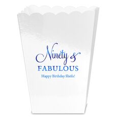 Ninety & Fabulous Mini Popcorn Boxes