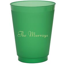 Your Choice of Text Colored Shatterproof Cups