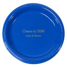 Your Choice of Text Plastic Plates