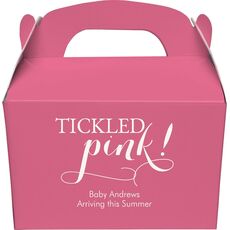 Tickled Pink Gable Favor Boxes