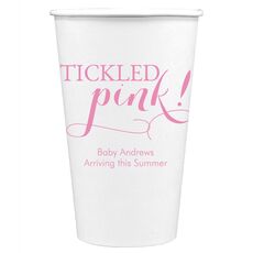 Tickled Pink Paper Coffee Cups