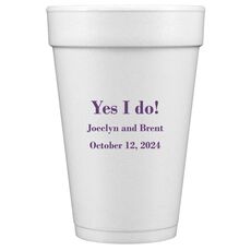 Your Message Styrofoam Cups