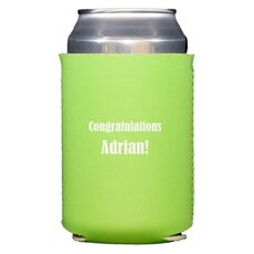 Your Choice of Text Collapsible Koozies