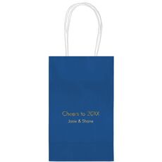 Your Choice of Text Medium Twisted Handled Bags