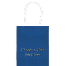 Your Choice of Text Mini Twisted Handled Bags
