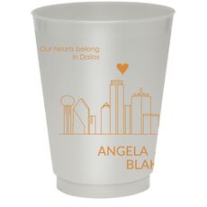 We Love Dallas Colored Shatterproof Cups