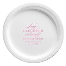 Love Laughter Ever After Paper Plates
