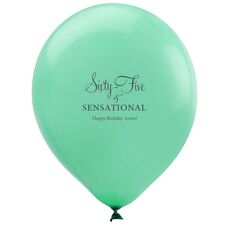 Sixty-Five & Sensational Latex Balloons