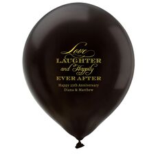 Love Laughter Ever After Latex Balloons