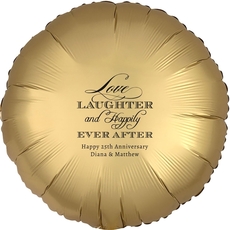 Love Laughter Ever After Mylar Balloons